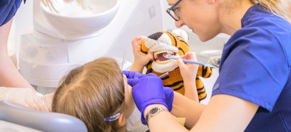 usługi stomatologiczne pedodoncja tygrysek